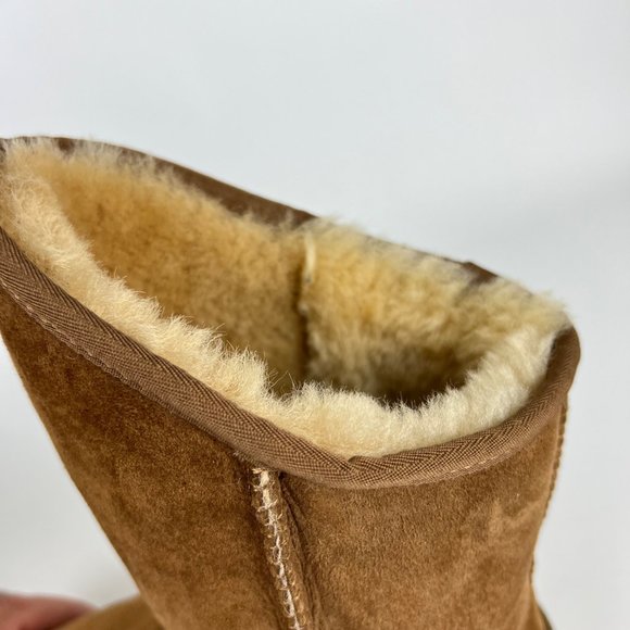Australia Luxe Collective Womens Cosy Short Sheepskin Boot Sand Brown size 7 - Picture 9 of 13